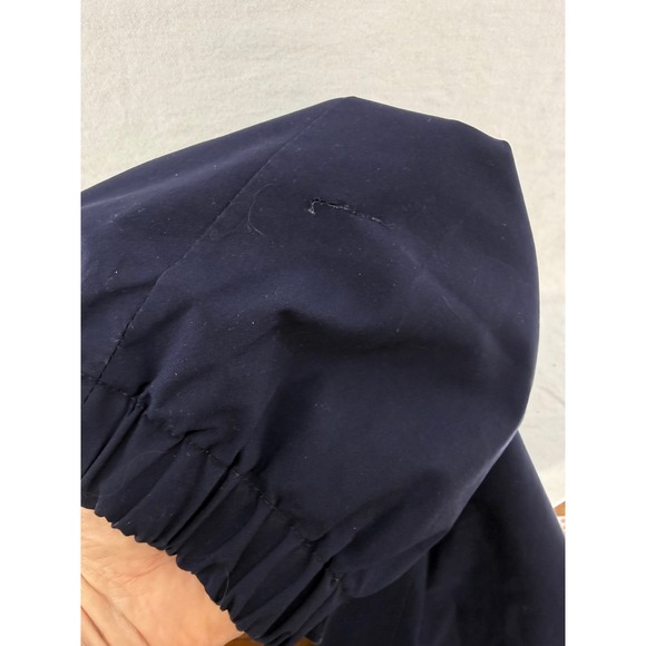 Lands End Mens Gore Tex Pants Navy Blue L Regular Elastic Waist Drawstring - Picture 7 of 8